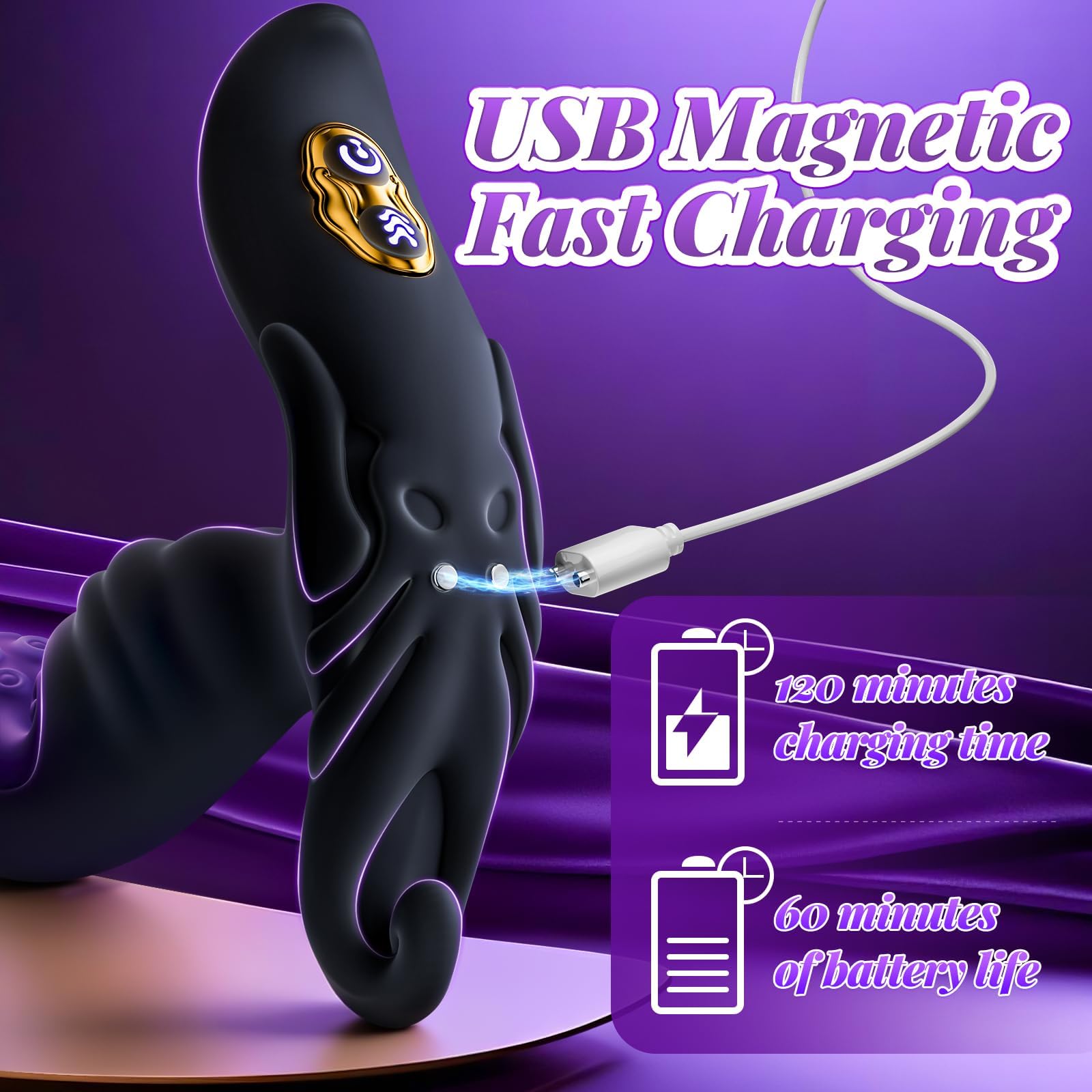 APP Control 10 Peristaltic & Vibration Modes Butt Plug Prostate Massager Anal Plug Adult Sex Toys