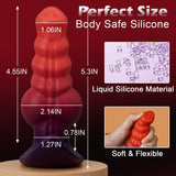APP Control 5" Thrusting Dildo Fantasy Monster Knot Butt Plug 9 Thrusting & Vibrating Mode Prostate Vibrator