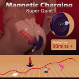 APP Control 5" Thrusting Dildo Fantasy Monster Knot Butt Plug 9 Thrusting & Vibrating Mode Prostate Vibrator