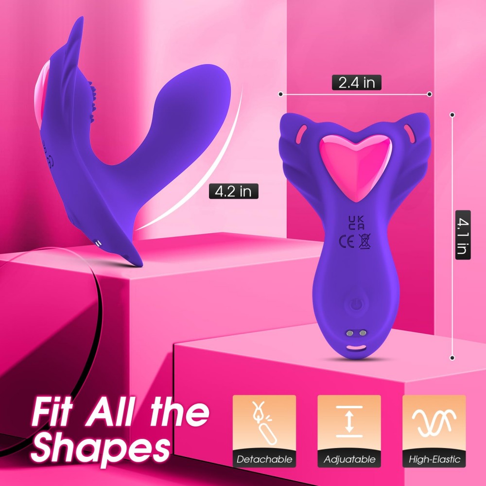 APP Control 9 Vibrations Panty Wearable Vibrator Insert Dildo Sex Toys for Women G Spot Butterfly Vibrator