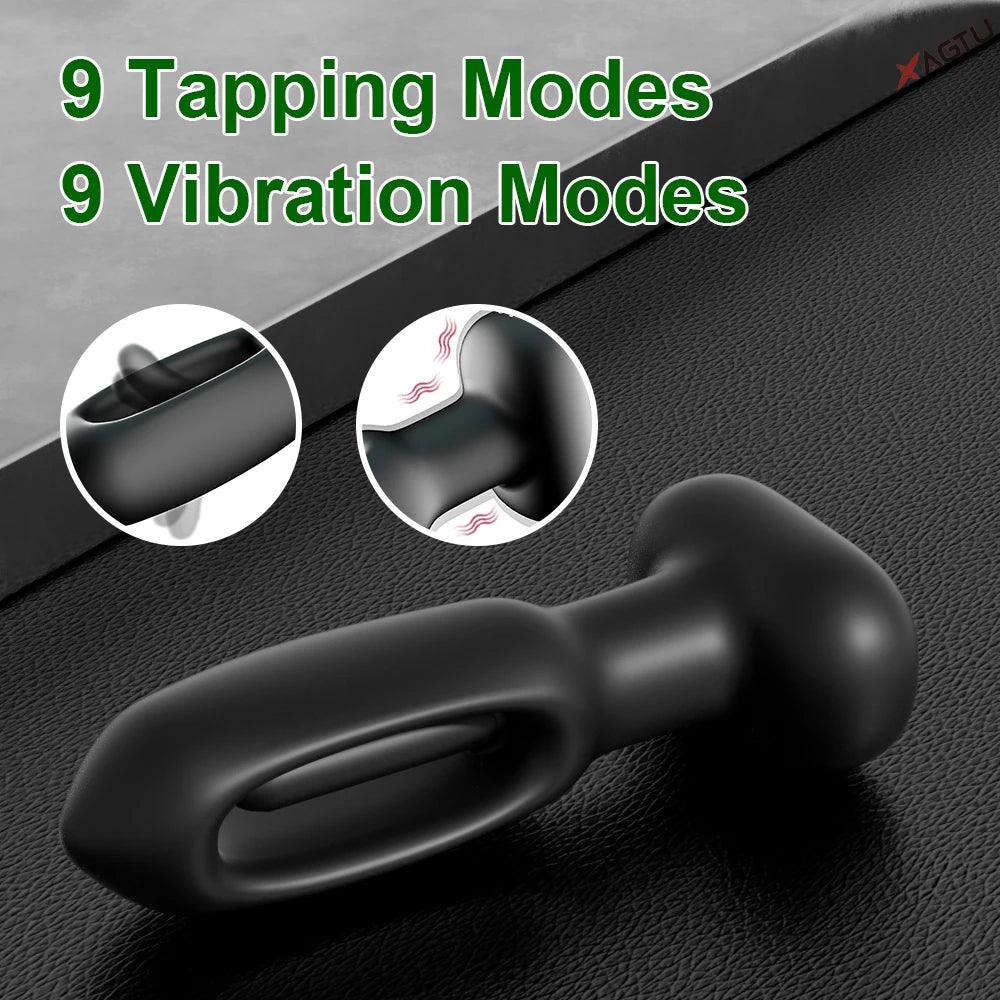 APP Control Butt Plug 9 Tapping 9 Vibrating Anal Plug Pointed Design A propinkup APP Control Butt Plug 9 Tapping 9 Vibrating Anal Plug Pointed Design A propinkup