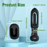 APP Control Butt Plug 9 Tapping 9 Vibrierender Anal Plug Spitzes Design Anal Vibrator Prostata Massagegerät 