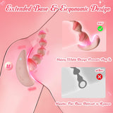 APP Controlled Vibrating Anal Plug-Realistic Dildo Vibrator Anal Beads Prostate Massager with 3 Motors and Multiple Vibration Modes