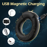 APP Controlled Vibrating Cock Ring, 9 Vibration Modes with Heating for Enhanced Stimulation