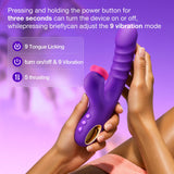 APP Control with 9 Vibrations 9 Licking 5 Thrusting Vibrators Dildos Couples Female Sex Toy Vibrator