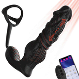 Monster Anal Toys  6-in-1 Thrusting Prostate Massager APP And Reomte Control  Anal Vibrator for Men