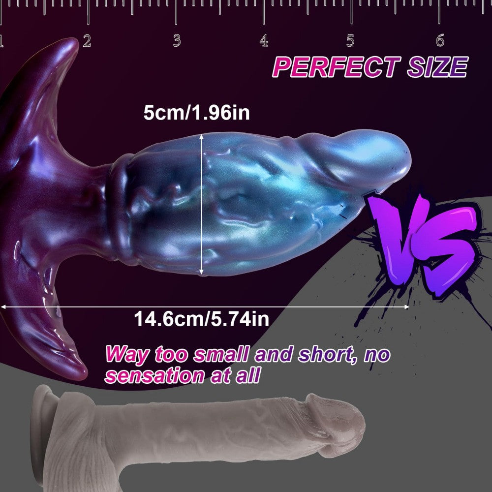 Anal Dildo Silicone Butt Plug Thick Monster Dildo Anal Stretcher Butt Plug Large Anal Toy with Tapered Tip