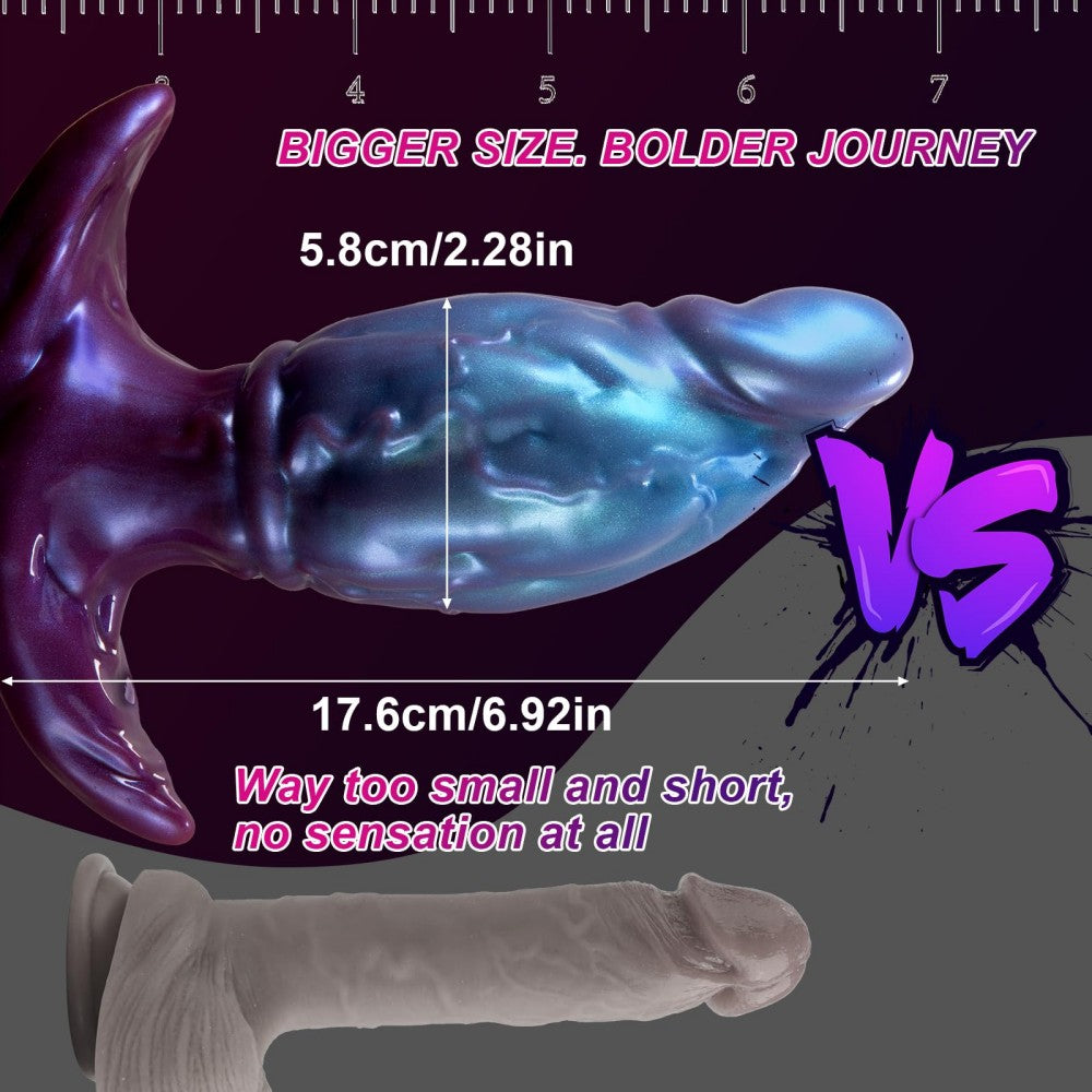 Anal Dildo Silicone Butt Plug Thick Monster Dildo Anal Stretcher Butt Plug Large Anal Toy with Tapered Tip