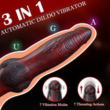 Thrusting Dildo Plus Size Fantasy Monster Dildos Vibrator Sex Toys 8.7 inch Dog Canine Dildos K9