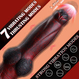 Stoßdildo Plus Size Fantasy Monsterdildos Vibrator Sexspielzeug 8,7 Zoll Hund Hundedildos K9 