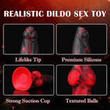 Thrusting Dildo Plus Size Fantasy Monster Dildos Vibrator Sex Toys 8.7 inch Dog Canine Dildos K9