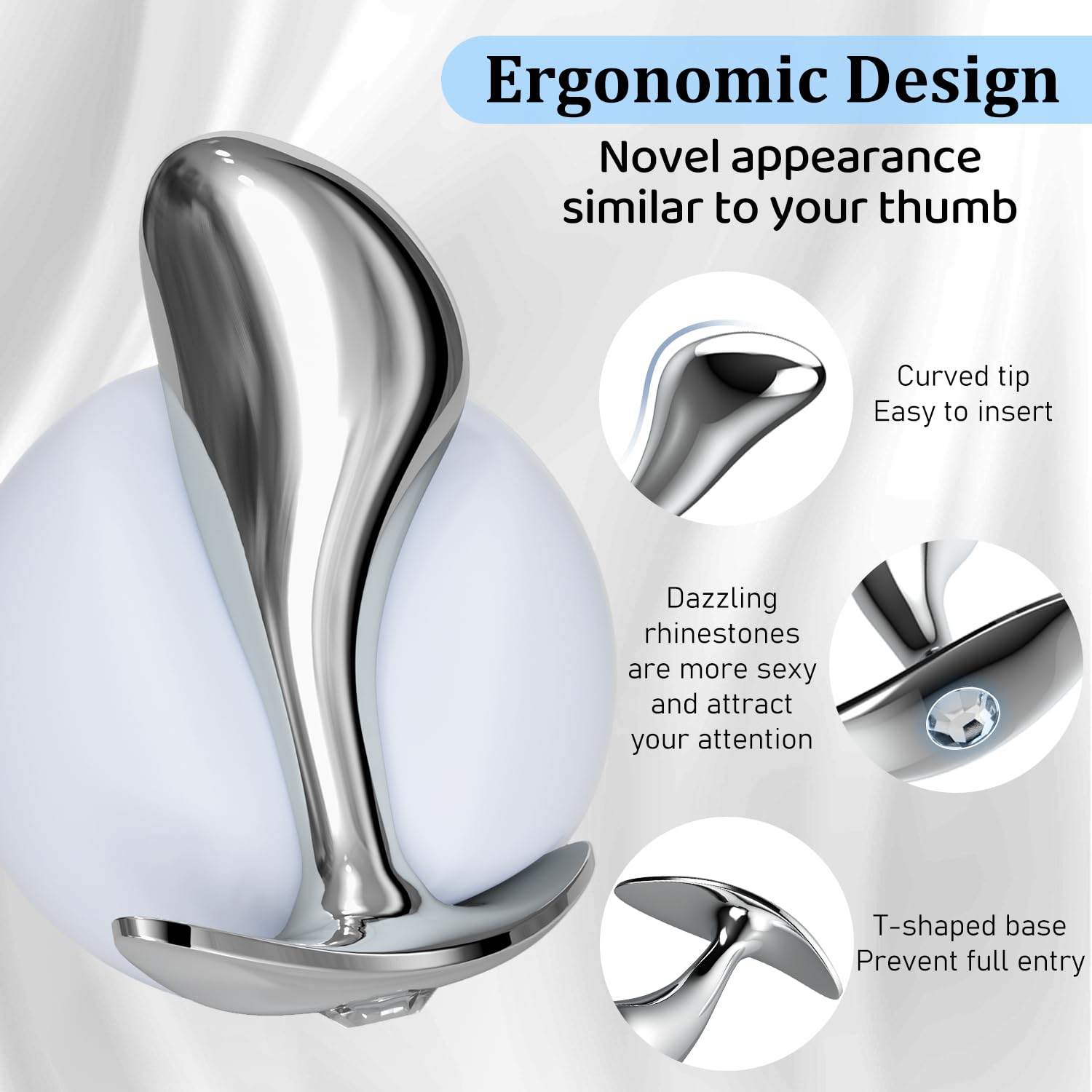 Anal Training Sets for Beginners Butt Plug With Flared Base Prostate Massager For Woman Men Couples