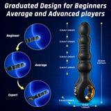 App Control 10 Vibrating Thrusting Anal Plug Thrusting Anal Beads Prostate Massager Male Sex Toys