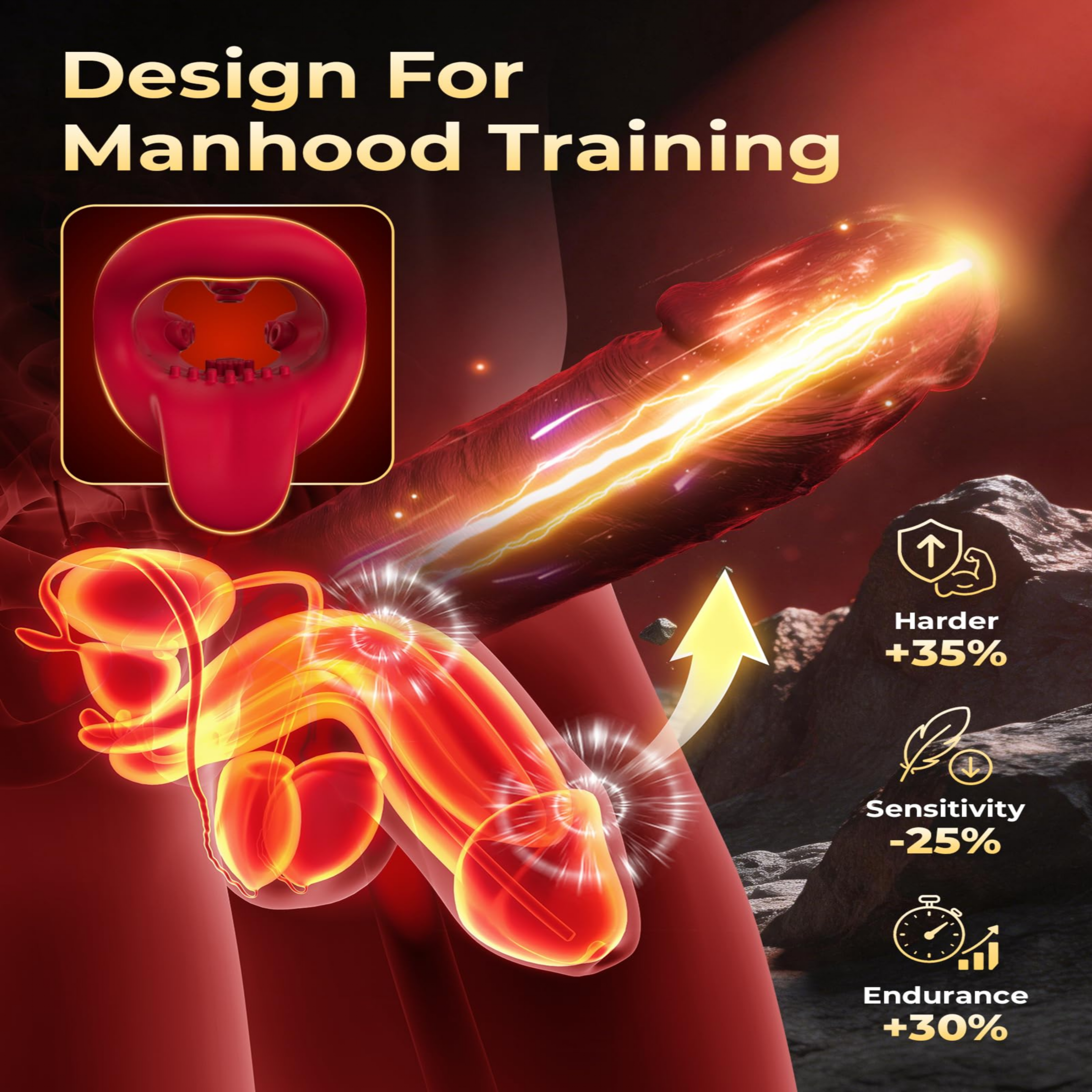 App Control & Dual Motor Penis Vibrator 10 Vibration Mods Blowjob Sex Machine