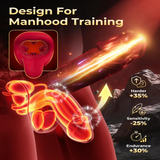 App Control & Dual Motor Penis Vibrator 10 Vibration Mods Blowjob Sex Machine