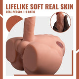 Bill 3 Speed 4 Frequency High Quality Thermoplastic TPR Material Dildo Butt【US Stock Available Only】