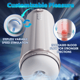 OMYSKY Bluetooth 10 Vibration Thrusting Heating Stepless Adjustable Male Masturbator