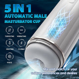 OMYSKY Bluetooth 10 Vibration Thrusting Heating Stepless Adjustable Male Masturbator