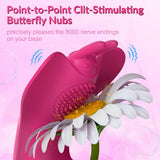 APP-Steuerung Butterfly Thrusting Vibrator Tragbares Sexspielzeug für Frau G-Punkt-Klitoris-Stimulator 