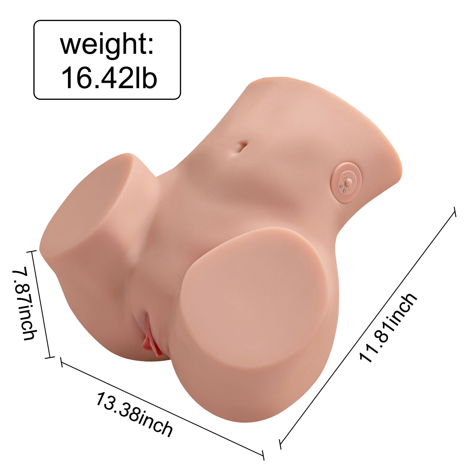 Celia Automatic Suction Sex Doll - 3 Speeds 4 Frequency