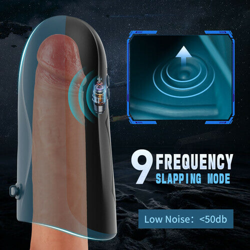 Cock Training Belt Design Pulsing Slapping Vibration Male Masturbator