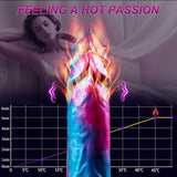 Colorful Fancy Dildo for Female  3 Thrust 7 Vibration Thrusting Dildo With Suction Cup