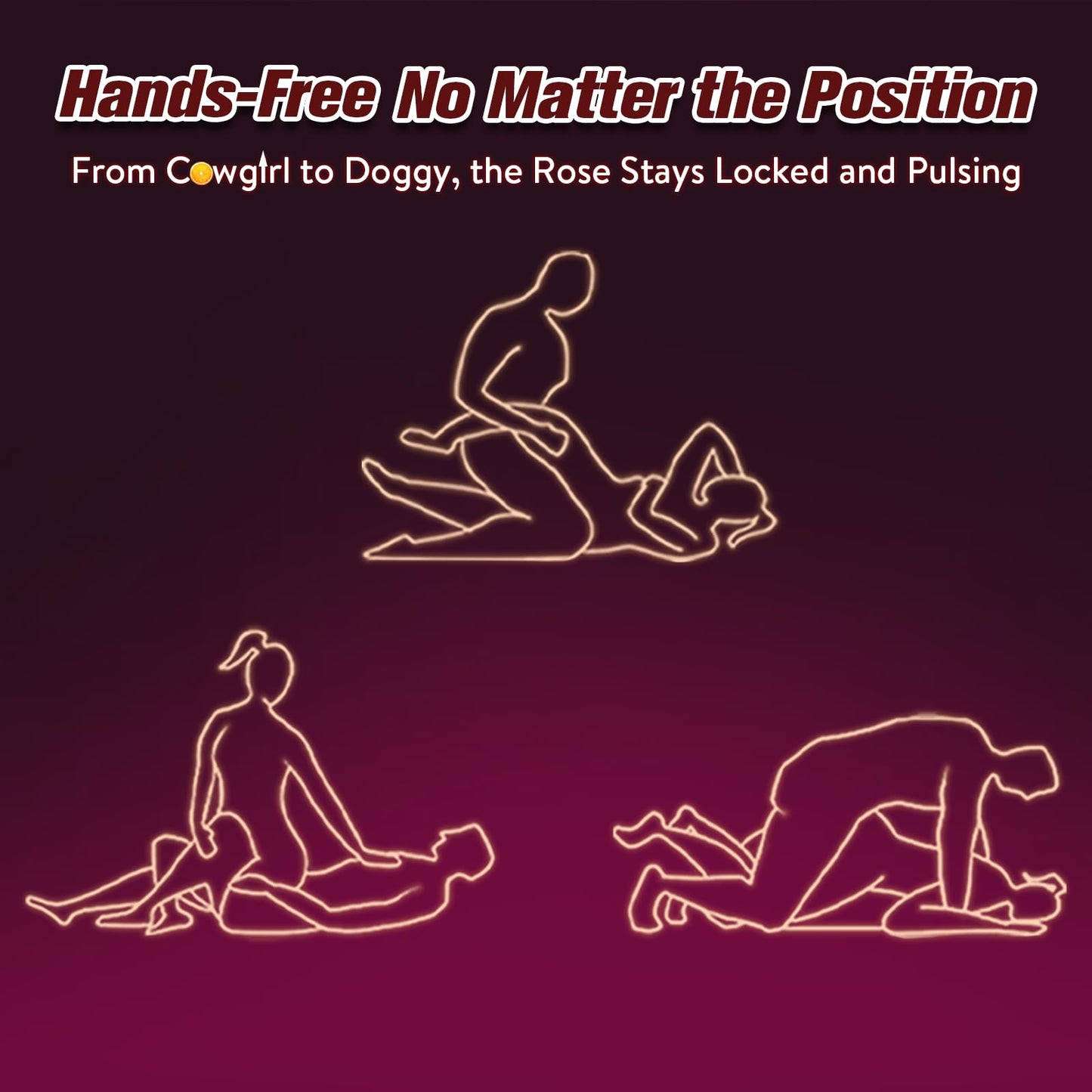 Couples Rose App Remote Control Wearable Vibrator Hands Free Panty Clitoris Vibrator Vibrating Cock Ring