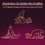 Couples Rose App Remote Control Wearable Vibrator Hands Free Panty Clitoris Vibrator Vibrating Cock Ring