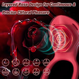 Couples Rose App Remote Control Wearable Vibrator Hands Free Panty Clitoris Vibrator Vibrating Cock Ring