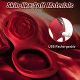 Couples Rose App Remote Control Wearable Vibrator Hands Free Panty Clitoris Vibrator Vibrating Cock Ring