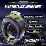 DRAGON S1 App Control 10 Vibration & 6 Electric Shock Electro-Stim & Vibrating Cock Ring