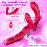 Double Ended Anal Dildo Detachable Wearable G-Spot Vibrator Strapless Strap on Dildo Sex Toys