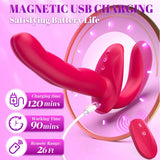 Double Ended Anal Dildo Detachable Wearable G-Spot Vibrator Strapless Strap on Dildo Sex Toys