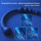 Dual-Ended Vibrating With 10 Vibration Modes Prostate Massager Anal Beads Anal Toy Sex Toy