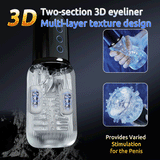 Dual Vibrating Eggs 5 Sucking 10 Vibrating Deep Throat Masturbator