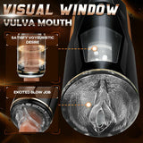 Dylan Vulva Mouth 5 Thrusting Rotating 2 in 1 Automatic Masturbation Cup