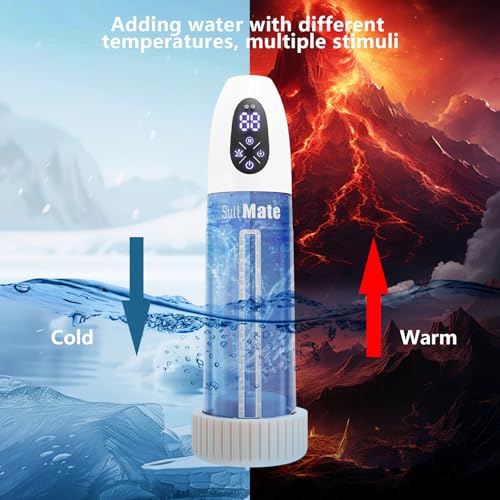 Electric Penis Vacuum Enlargement Pump with 4 Manual Training and 3 Auto Suction Modes Automatic Male Masturbator with Pocket Pussy