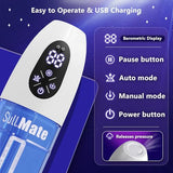 Electric Penis Vacuum Enlargement Pump with 4 Manual Training and 3 Auto Suction Modes Automatic Male Masturbator with Pocket Pussy