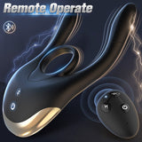 Electric Shock Cock Ring Vibrating Testicular Stimulation Penis Ring Penis Vibrator For Couple