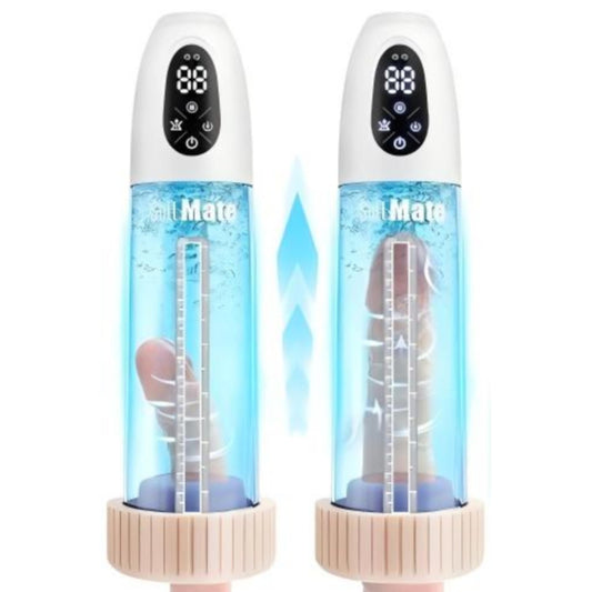 Electric Penis Vacuum Enlargement Pump with 4 Manual Training and 3 Auto Suction Modes Automatic Male Masturbator with Pocket Pussy