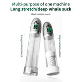 Enhanced Power Vacuum Suction Penis Pump with Detachable Vibrating Sleeve
