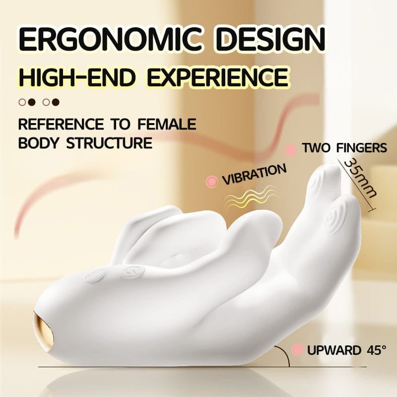 Finger-shaped Flapping Clitoris 10 Vibration Modes G Spot Vibrator