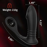 Glans 5 Vibrating Rolling Sphincter Stimulator Prostate Massager for Skilled Player