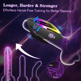 Hands Free Stroker Trainer Tapping Vibrating Male Masturbator Penis Vibrator Mens Blowjob Automatic Sex Machine Masturbation