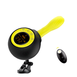 High End Macaron Color Automatic Heated Thrust Vibrator Dildo with Base for Women Remote Control