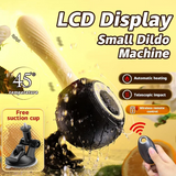 High End Macaron Color Automatic Heated Thrust Vibrator Dildo with Base for Women Remote Control