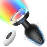 Ingrid LED Butt Plug 10 Vibration Mode Anal Plug 10 Colorful Light Porstate Masager