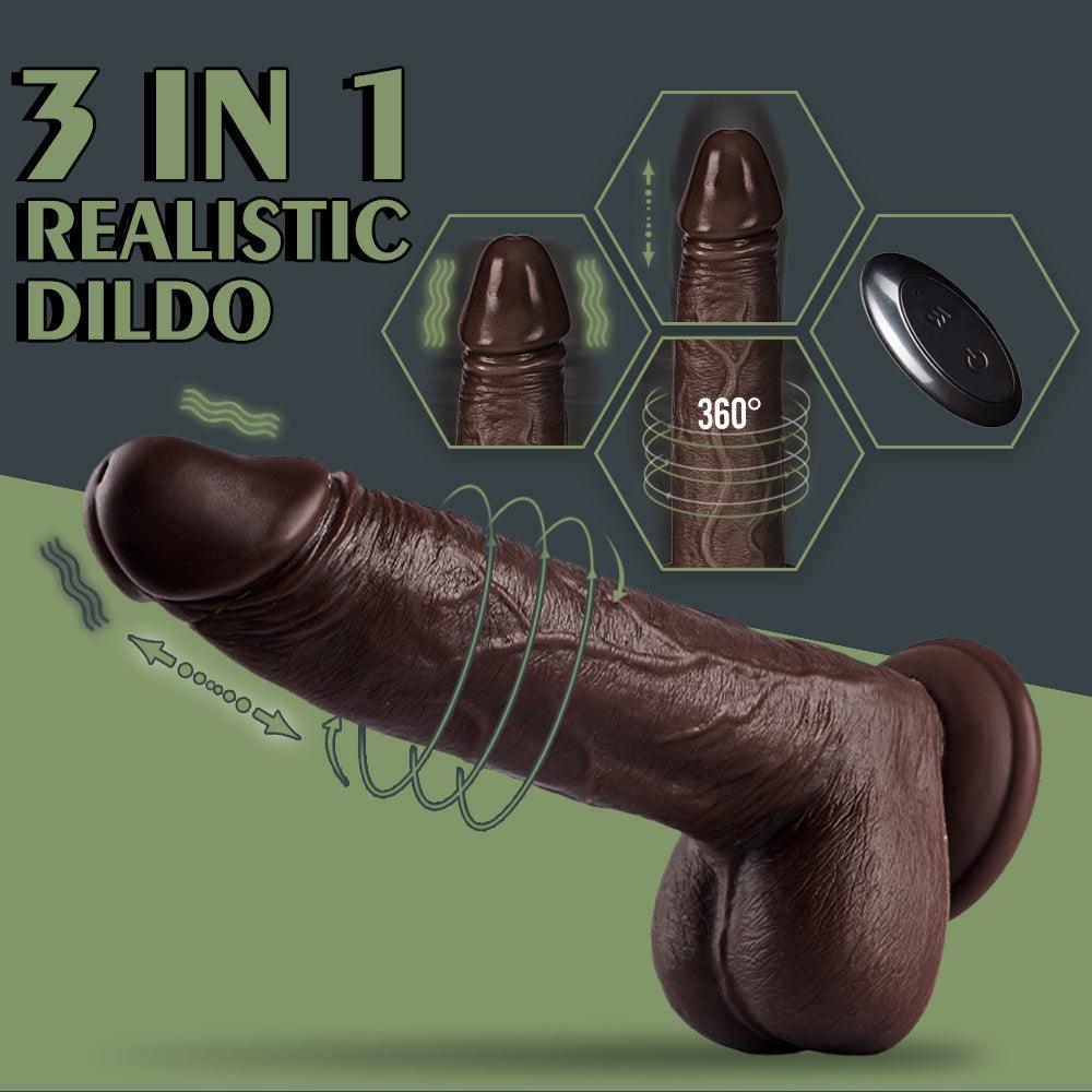 Wireless Remote Control 5 Thrusting 10 Vibrating Rotating Dildo BBC propinkup Wireless Remote Control 5 Thrusting 10 Vibrating Rotating Dildo BBC propinkup