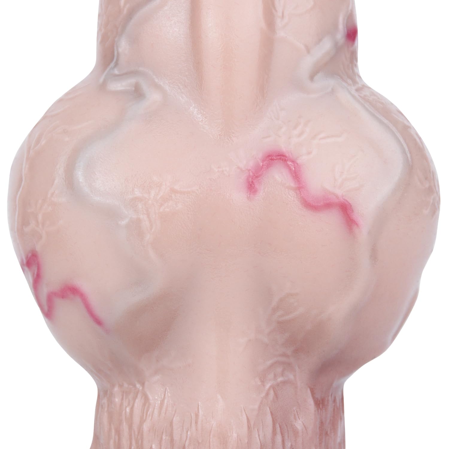 Knotted Silicone Extender Sheath Dog Knot Male Enlarge Penis Sleeve Cock Ring Adult Sex Toy for Men Couples