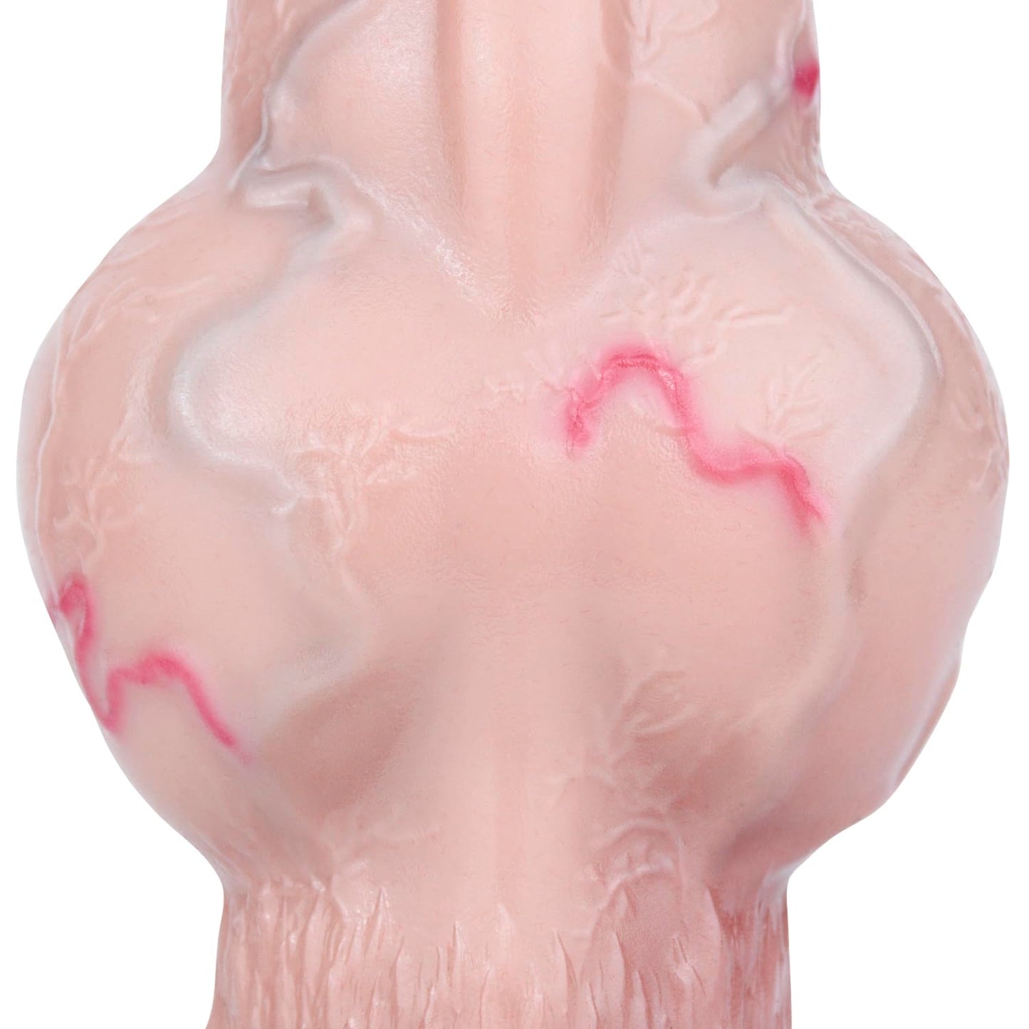 Knotted Silicone Extender Sheath Dog Knot Male Enlarge Penis Sleeve Cock Ring Adult Sex Toy for Men Couples